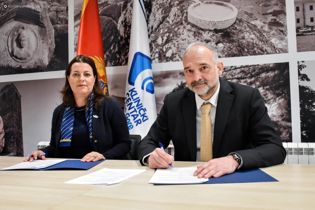 Ministarka kulture i medija, dr Vujović i dr Radović, direktor KCCG u KCCG