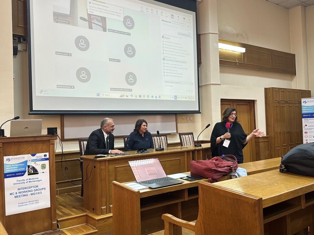 Dr Aleksandar Radović, dr Brigita Smolović tokom skupa
