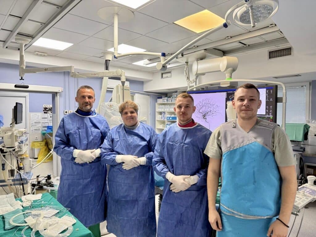 Dr Arsenije Radunović, dr Milena Roganović, Uroš Kuč i Strahinja Kuč